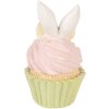 Clayre & Eef cupcake-decoratie roze en groen, Ø 7x13 cm