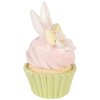 Clayre & Eef cupcake-decoratie roze en groen, Ø 7x13 cm