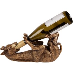 Clayre & Eef Giraffekandelaar goud-brons 33x13x16 cm