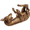 Clayre & Eef Giraffekandelaar goud-brons 33x13x16 cm