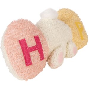 Clayre & Eef Decoratief Kussen Konijn Wit Roze...