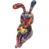 Mauro Ferretti Decoratief Beeld Coniglietto Psyco – Multicolor Hase 23cm