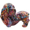 Mauro Ferretti Decoratief Beeld Bassotto Psyco – Moderne Hond in Multicolor Polyresin