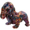 Mauro Ferretti Decoratief Beeld Bassotto Psyco – Moderne Hond in Multicolor Polyresin