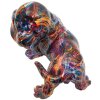 Mauro Ferretti Decoratief Beeld Bassotto Psyco – Moderne Hond in Multicolor Polyresin