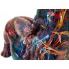 Mauro Ferretti Decoratief Beeld Bassotto Psyco – Moderne Hond in Multicolor Polyresin