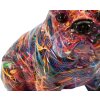 Mauro Ferretti Decoratief Beeld BULL DOG PSYCO, 21,5x15,5x21 cm, multicolor