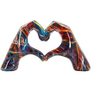 Mauro Ferretti decoratief beeld LOVER PSYCO, 25x7,5x13,5 cm, multicolor