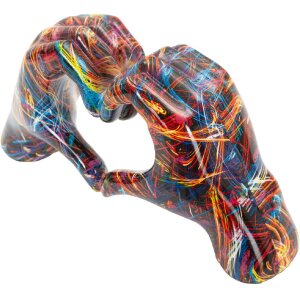 Mauro Ferretti decoratief beeld LOVER PSYCO, 25x7,5x13,5 cm, multicolor