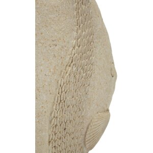 Mauro Ferretti Decoratief Visbeeld PESCE SAND Beige 25,3x8,6x24,5 cm