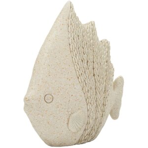 Mauro Ferretti Decoratief Visbeeld PESCE SAND Beige 16,7x6,5x16,8 cm