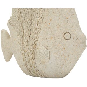 Mauro Ferretti Decoratief Visbeeld PESCE SAND Beige 16,7x6,5x16,8 cm