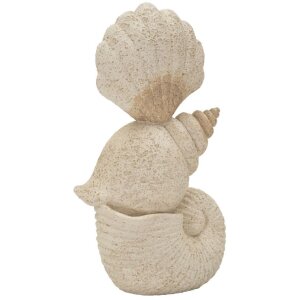 Mauro Ferretti Decoratief Beeld Conchiglia Sand Beige 17,2x10x30,2 cm