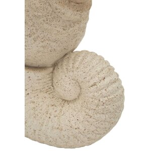 Mauro Ferretti Decoratief Beeld Conchiglia Sand Beige 17,2x10x30,2 cm