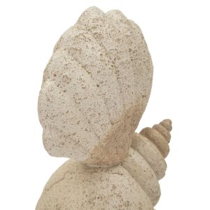 Mauro Ferretti Decoratief Beeld Conchiglia Sand Beige 17,2x10x30,2 cm