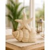 Mauro Ferretti Decoratief Beeld Stella Marina Sand, Beige, 18x13x21,2 cm