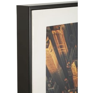 Mauro Ferretti Wandbeeld New York Skyline – Lackierde linnen met houten frame