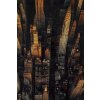 Mauro Ferretti Wandbeeld New York Skyline – Lackierde linnen met houten frame