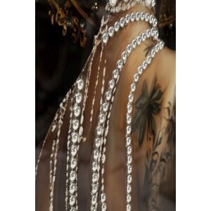 Mauro Ferretti Wandbeeld Persian – lackierde laken met frame, 62x92cm, moderne portretwanddecoratie