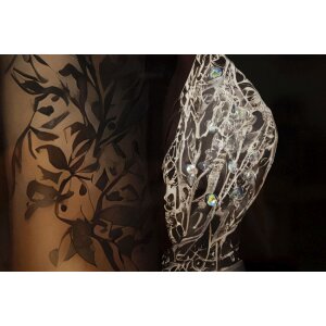 Mauro Ferretti Wandbeeld Persian – lackierde laken met frame, 62x92cm, moderne portretwanddecoratie