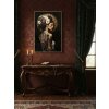 Mauro Ferretti Wandbeeld Persian – lackierde laken met frame, 62x92cm, moderne portretwanddecoratie