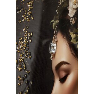 Mauro Ferretti Schilderij op Doek PERSIAN met Houten Frame 62x92 cm, Multicolor