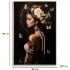 Mauro Ferretti Schilderij op Doek PERSIAN met Houten Frame 62x92 cm, Multicolor