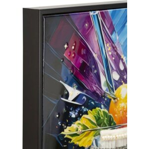 Mauro Ferretti Schilderij op doek COCKTAIL met lijst 62x3,5x92 cm