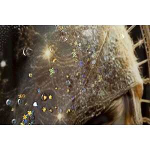 Mauro Ferretti Schilderij op doek MATERNITY, 60x3,5x90 cm, multicolor gouden licht