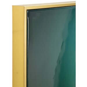 Mauro Ferretti Wandbeeld "Butterfly" – decoratief wandpaneel 70x100 cm, blauw, rood, goud