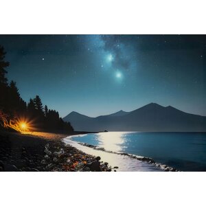 Mauro Ferretti Wandbeeld "Colors" – Dekoratief schilderij met kader 60x90 cm, multicolor