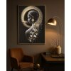 Mauro Ferretti LED-wandbeeld "Inda" – decoratief wanddecoratie met gouden accenten 60x90 cm