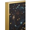 Mauro Ferretti LED-wandbeeld "Minerva" – blauw en goud, 60x90 cm