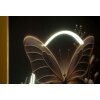 Mauro Ferretti LED-wandbeeld "Butterfly" – goudkleurig vlinder schilderij 50x50 cm