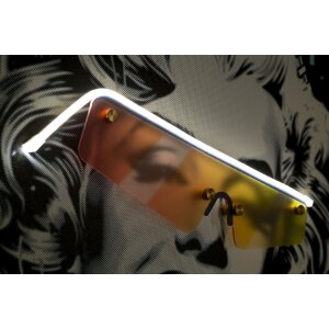 Mauro Ferretti LED-wandbeeld "Marilin" 60x90 cm – 3D acryl-applikatie, multicolor