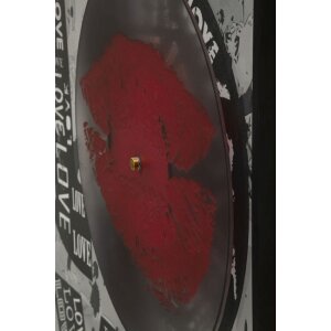 Mauro Ferretti LED-wandbeeld "Love" 60x90 cm – 3D acryl-applikatie, multicolor urban pop