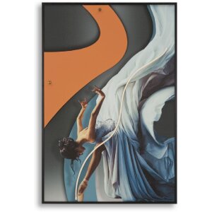 Mauro Ferretti LED-schilderij "Dancer" 60x90 cm – 3D acryl-applikatie, multicolor