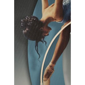 Mauro Ferretti LED-schilderij "Dancer" 60x90 cm – 3D acryl-applikatie, multicolor