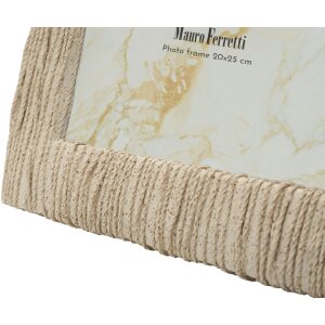Mauro Ferretti decoratieve fotolijst "Sand" 20x25 cm, beige met golfstructuur