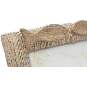 Mauro Ferretti decoratieve fotolijst "Sand" 20x25 cm, beige met golfstructuur