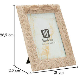 Mauro Ferretti fotolijst "Sand" 15x20 cm beige