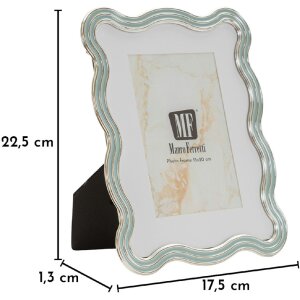 Mauro Ferretti fotolijst "Elizabeth" 15x20 cm hellblauw/silver