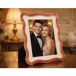 Mauro Ferretti fotolijst "Elizabeth" 20x25 cm Rood/Goud