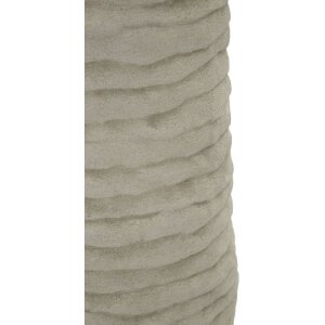 Mauro Ferretti Vaas "Lima Open" Ø15,5x40 cm Grijsgoud