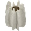 Mauro Ferretti Decoratieve Vaas "Ester" Ø26x40 cm, Natuur/Crème met Gesprenkelde Structuur