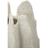 Mauro Ferretti Decoratieve Vaas "Ester" Ø26x40 cm, Natuur/Crème met Gesprenkelde Structuur