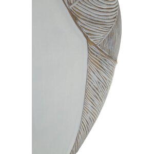 Mauro Ferretti Vaas "Ho Chi Minh" 35x13,5x37,5 cm Wit gekalkt