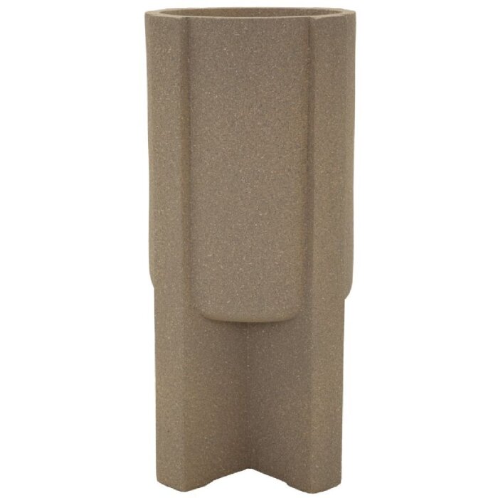 Mauro Ferretti Buitentuinplantenhouder "Moai" Ø39x80,5 cm Bruin