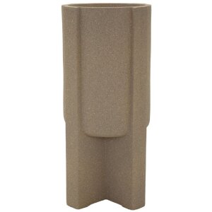 Mauro Ferretti Buitentuinplantenhouder "Moai" Ø39x80,5 cm Bruin