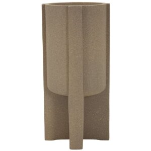 Mauro Ferretti Buitentuinplantenhouder "Moai" Ø39x80,5 cm Bruin